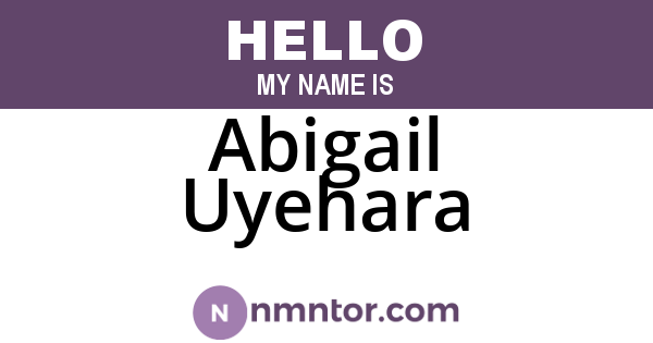 Abigail Uyehara