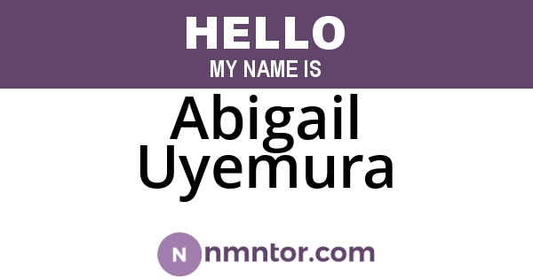 Abigail Uyemura