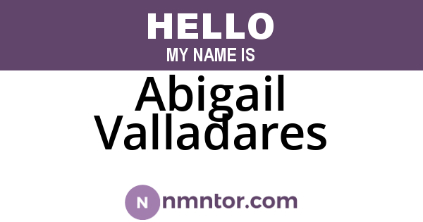 Abigail Valladares