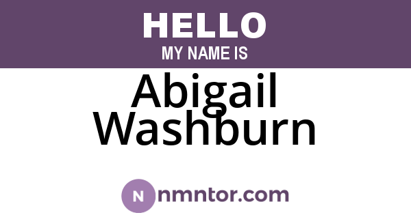 Abigail Washburn