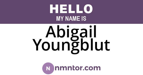 Abigail Youngblut