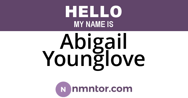 Abigail Younglove