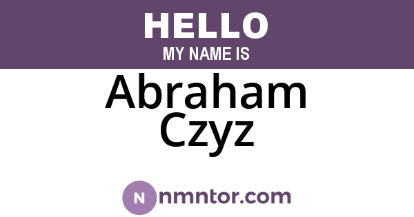 Abraham Czyz