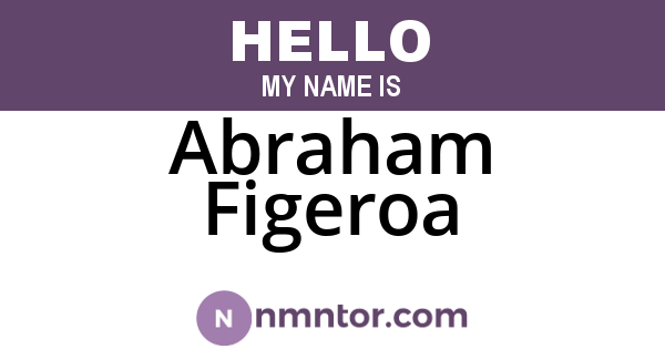 Abraham Figeroa