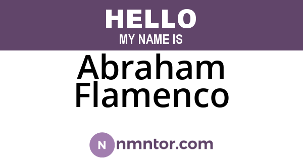 Abraham Flamenco