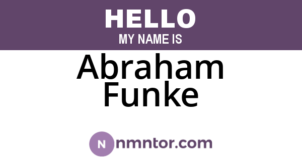 Abraham Funke