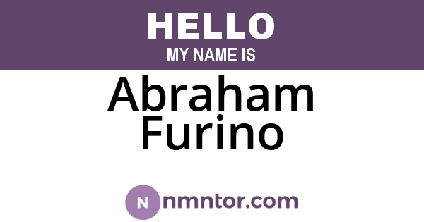 Abraham Furino