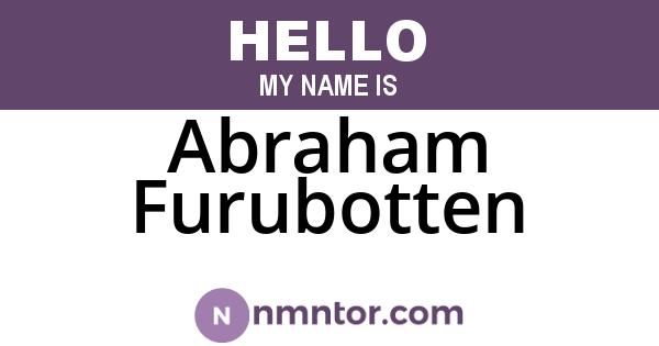 Abraham Furubotten