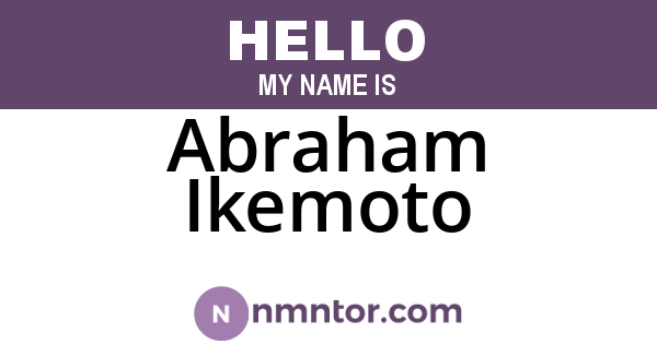Abraham Ikemoto