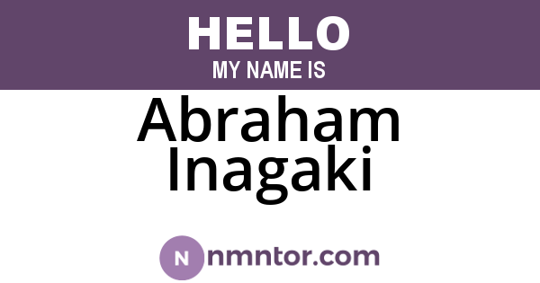 Abraham Inagaki