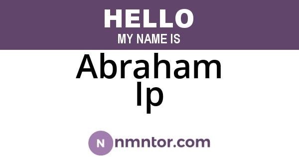 Abraham Ip