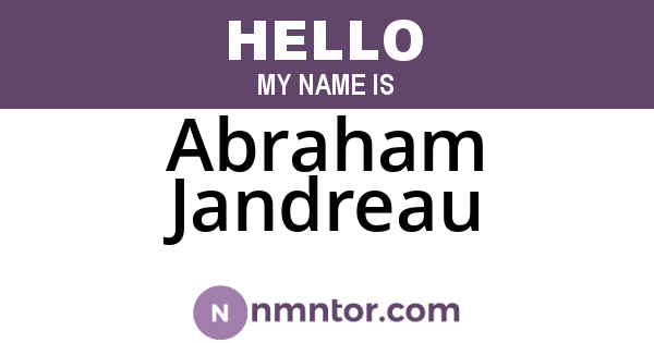 Abraham Jandreau
