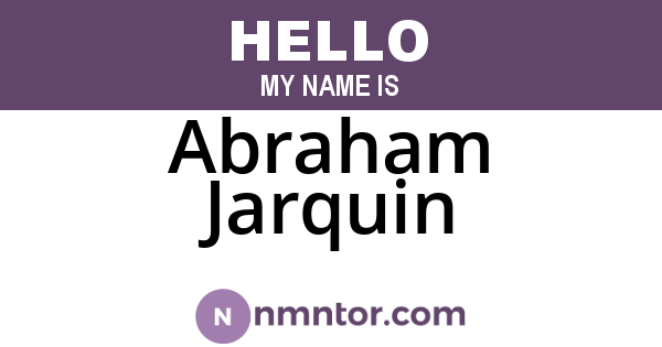 Abraham Jarquin