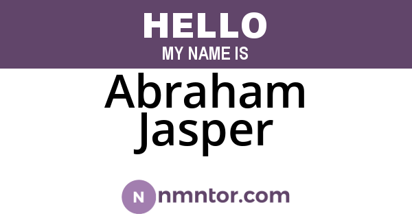 Abraham Jasper