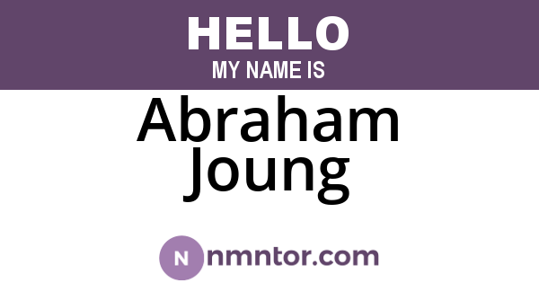 Abraham Joung