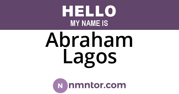 Abraham Lagos