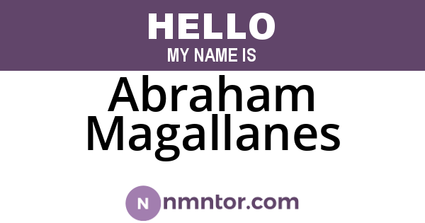 Abraham Magallanes