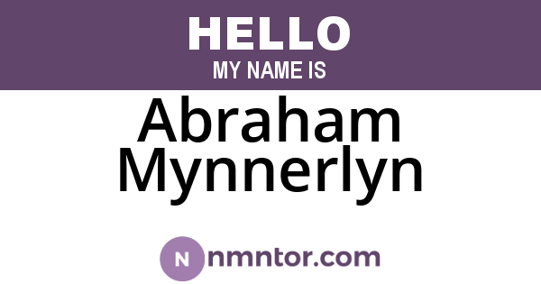Abraham Mynnerlyn