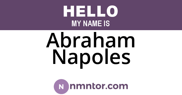 Abraham Napoles