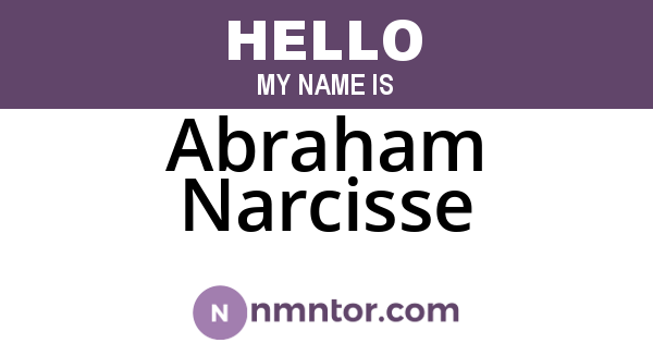 Abraham Narcisse
