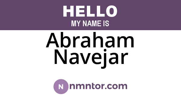 Abraham Navejar