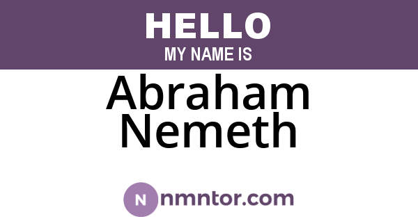 Abraham Nemeth