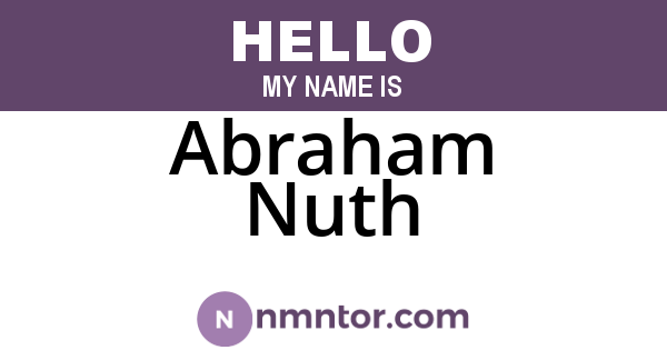 Abraham Nuth