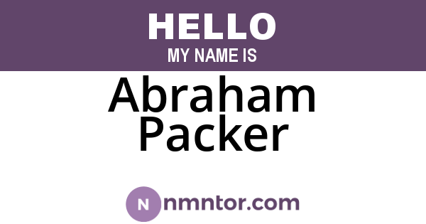Abraham Packer