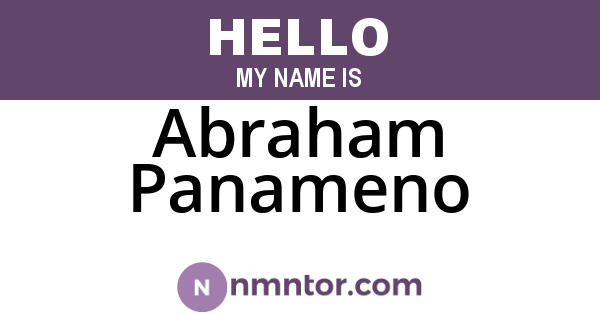Abraham Panameno