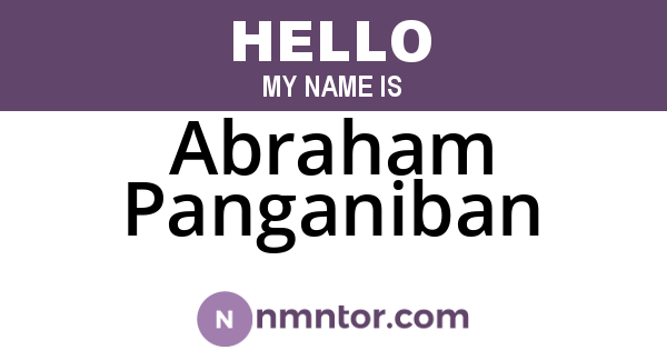 Abraham Panganiban
