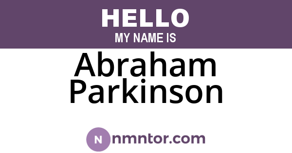 Abraham Parkinson