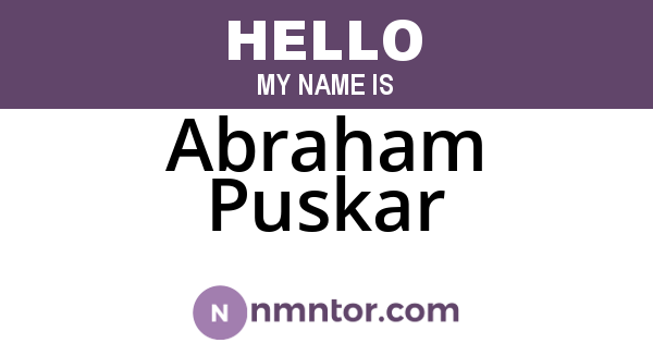 Abraham Puskar