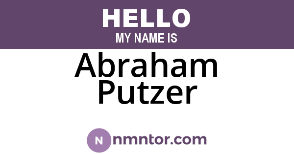 Abraham Putzer