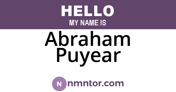 Abraham Puyear
