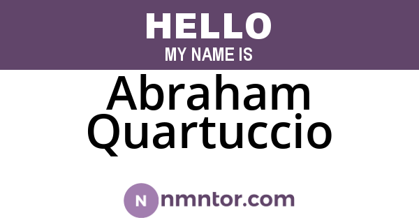 Abraham Quartuccio
