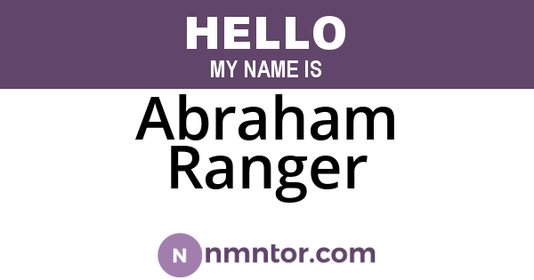 Abraham Ranger