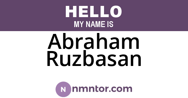 Abraham Ruzbasan