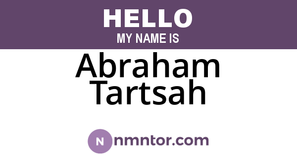 Abraham Tartsah