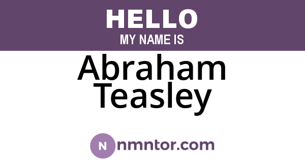 Abraham Teasley
