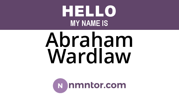 Abraham Wardlaw
