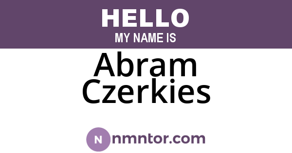 Abram Czerkies