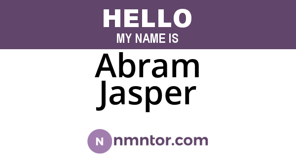 Abram Jasper