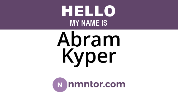 Abram Kyper