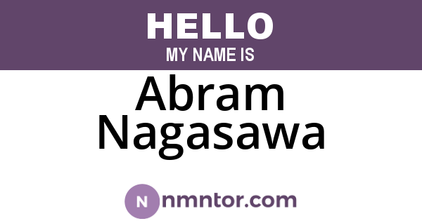 Abram Nagasawa