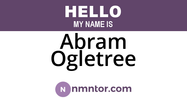 Abram Ogletree
