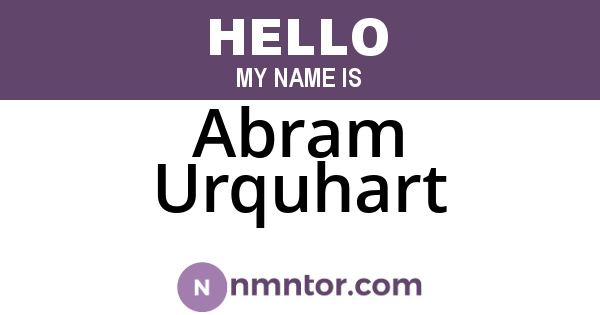 Abram Urquhart