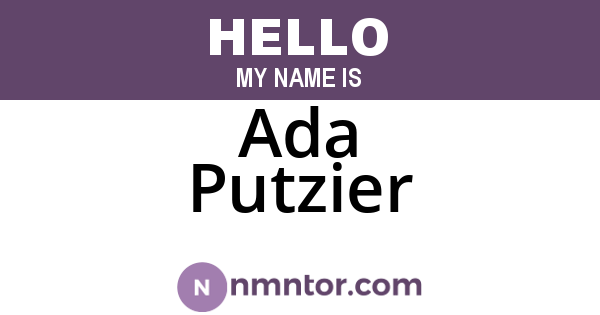 Ada Putzier