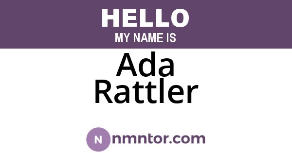 Ada Rattler