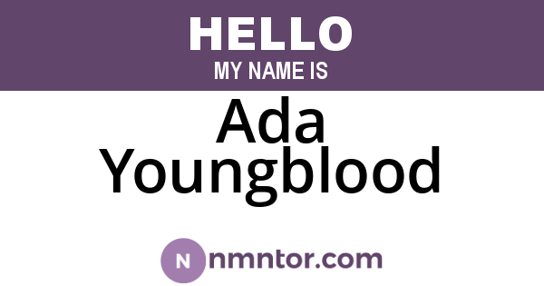 Ada Youngblood