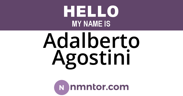 Adalberto Agostini